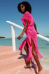Luli Fama Cabana Princess Long Caftan